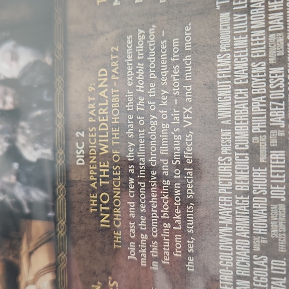 THE DESOLATION OF SMAUG Extended Edition 3 Blu Ray Set, MINT CONDITION - Picture 7 of 14